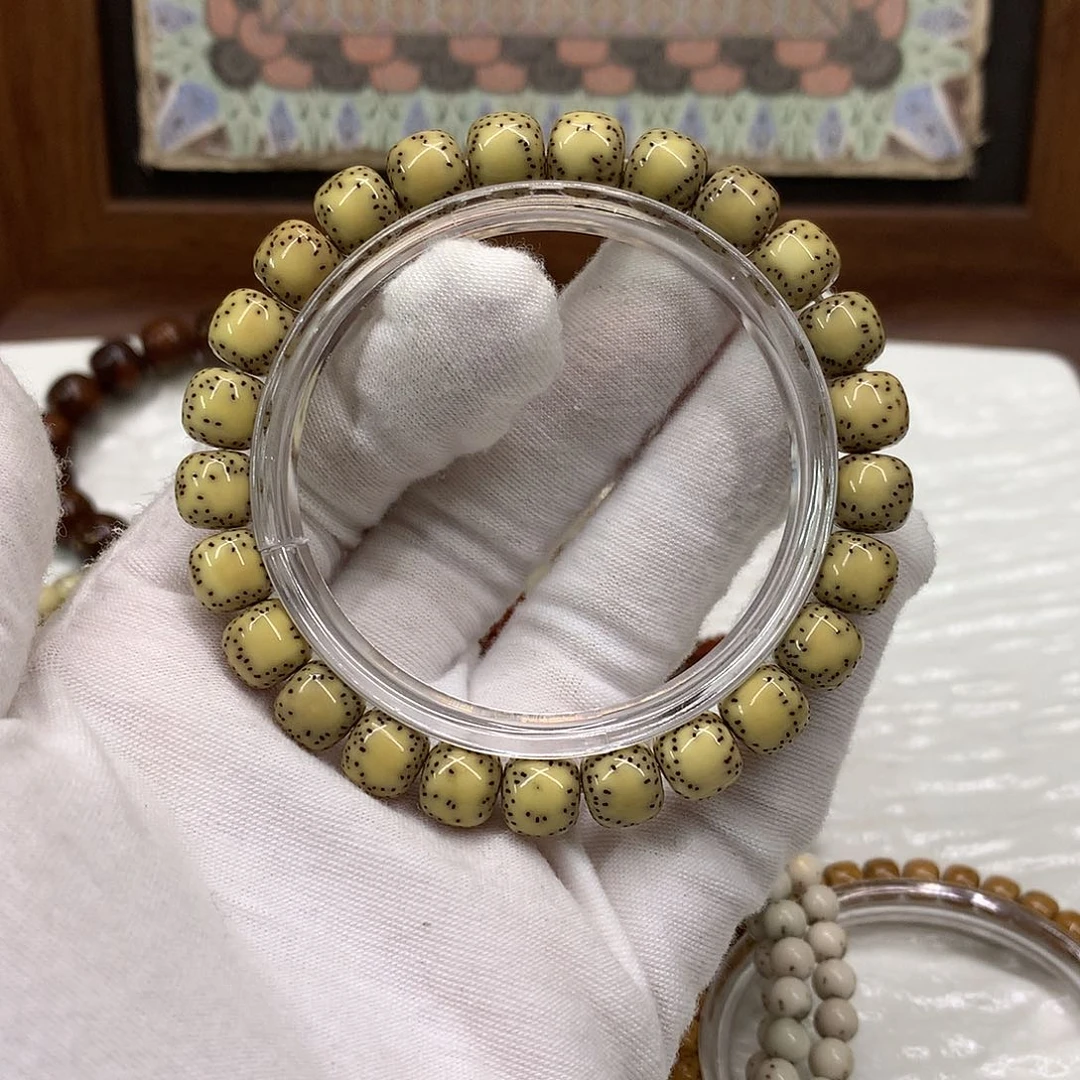 星月菩提手串98侧留白小细星