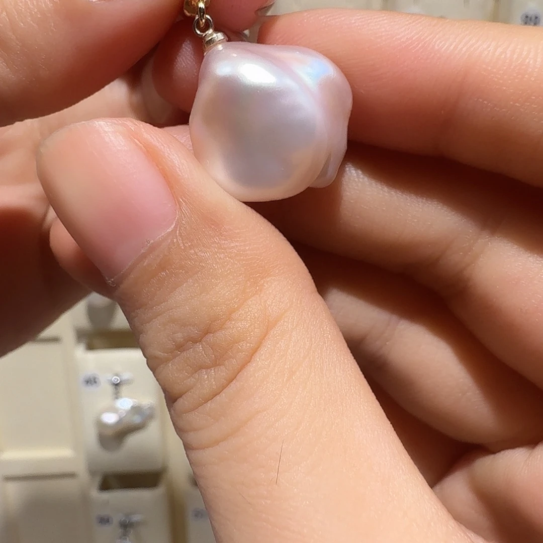 颈饰合金淡水珍珠