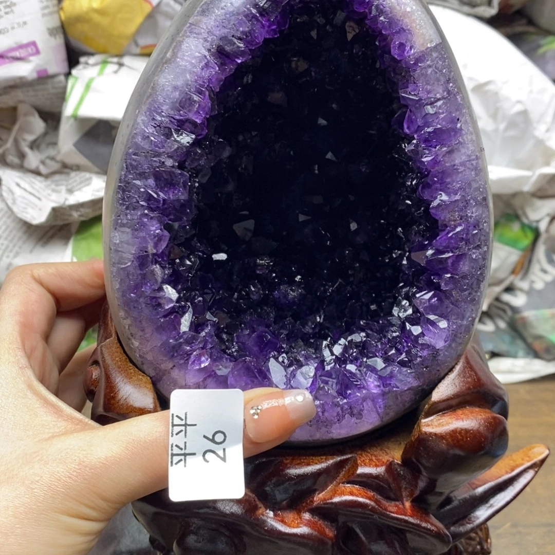 水晶乌拉圭未镶嵌