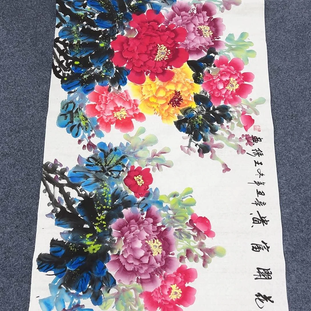 国画国画作品宣纸纯手绘
