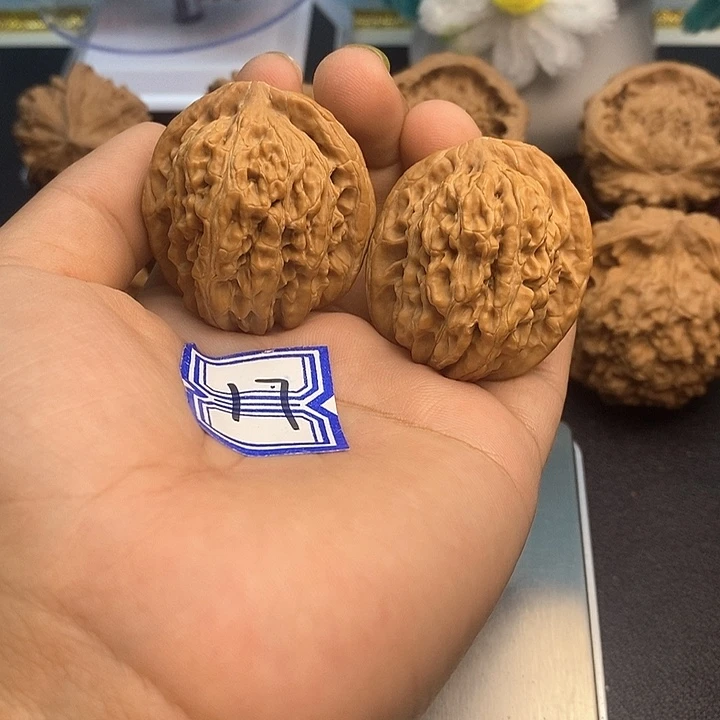不***知把件文玩核桃38四座楼
