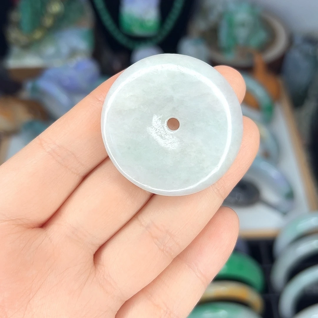 翡翠未镶嵌颈饰翡翠平安扣