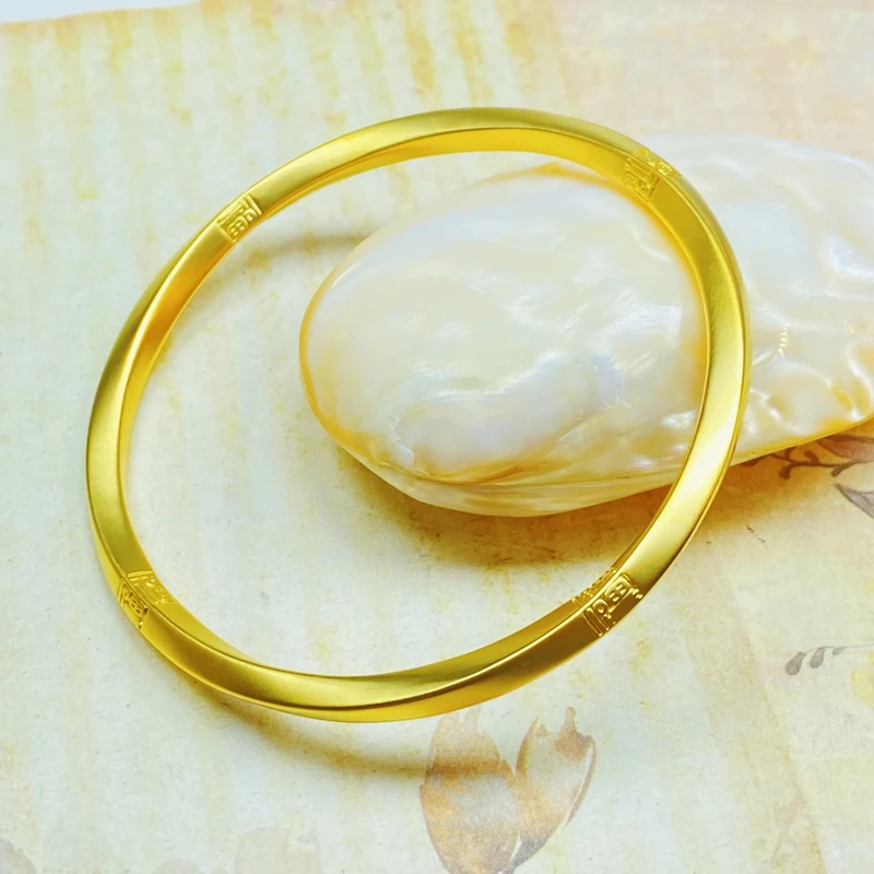 爆款K0127经典黄色莫比乌斯闭口手镯多样性发货47978