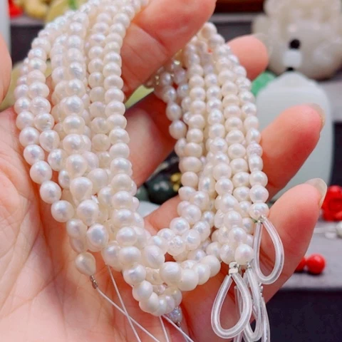 淡水珍珠未镶嵌颈饰多样性发货一件