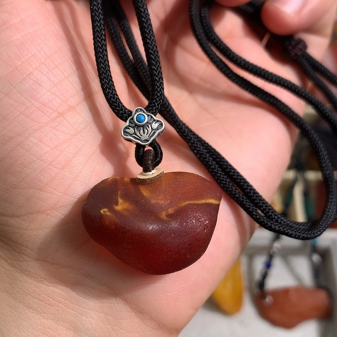 蜜蜡裸石未镶嵌你