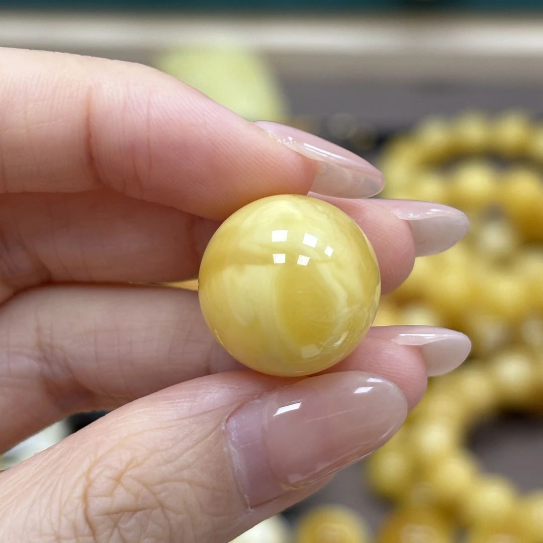 18.0小妖珠宝天然原矿琥珀蜜蜡