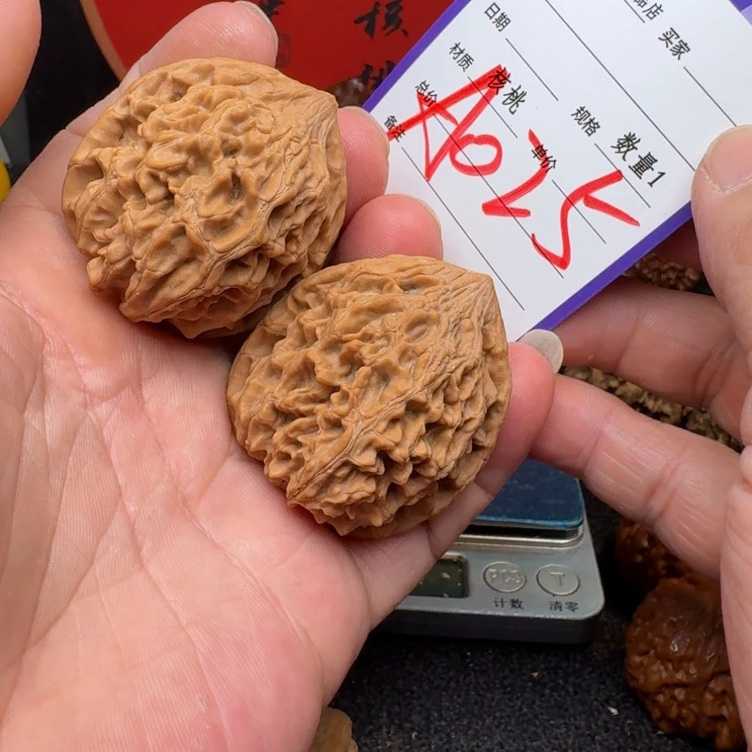 文玩核桃把件吃****！41年心