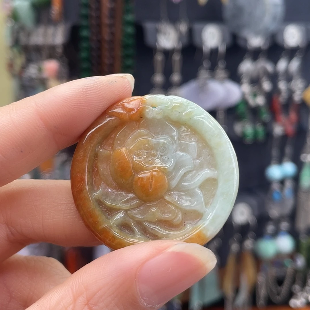 翡翠未镶嵌耳饰静*862fhnhgh