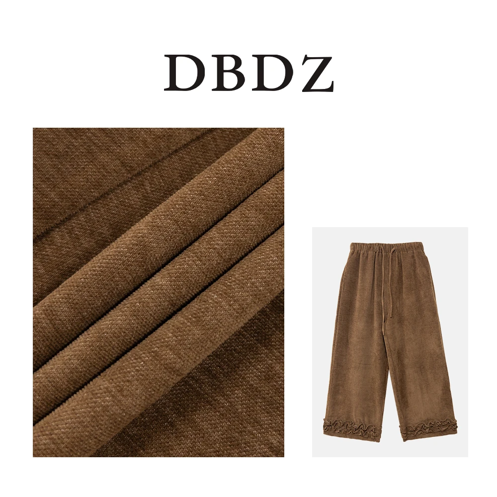 【山林精灵】不可多得的灵动花边设计秋冬新款松紧腰休闲裤997