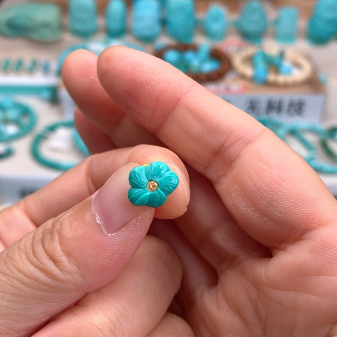 绿松石未镶嵌有钱花