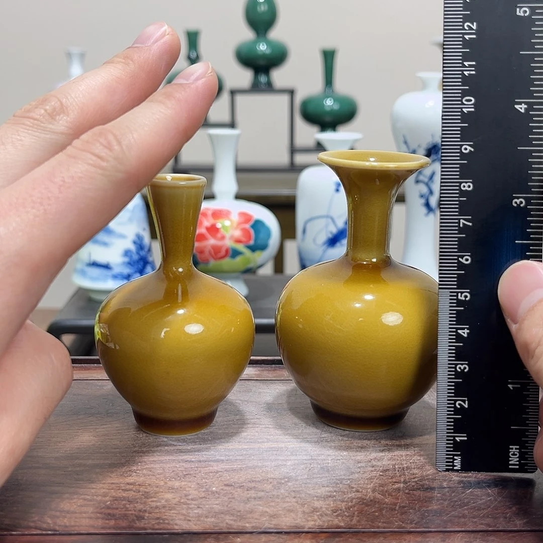 瓶霍***鱼陶瓷手工小小小花器