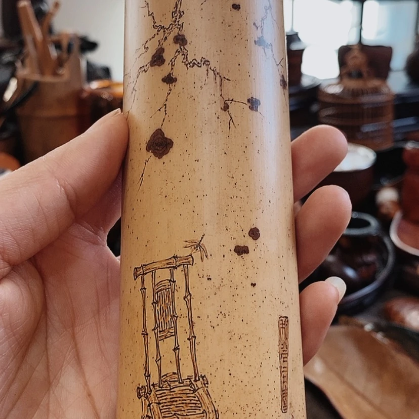 【闪购商品】小*花竹椅子茶则