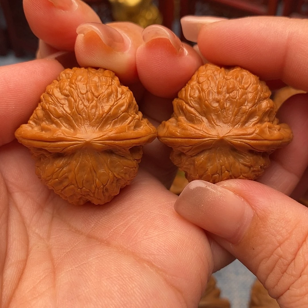 文玩核桃把件35全品毕业血麒麟