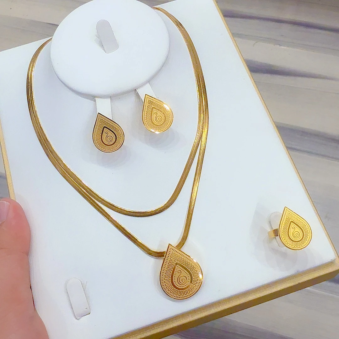 钛钢耳饰 复古风中国风女欧美风钛钢复古宫廷植物花卉