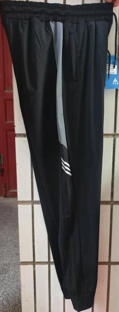 速干时尚潮薄款夏季运动裤休闲裤黑色透气弹力卫裤