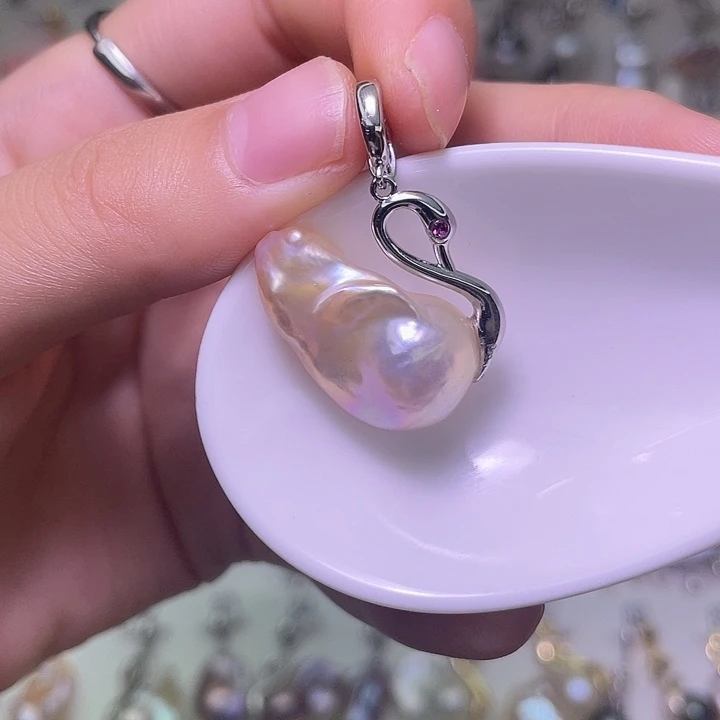 颈饰合金淡水珍珠30