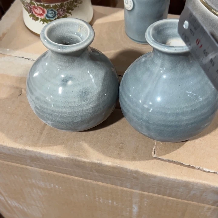 陶瓷花瓶摆件微瑕捡漏出