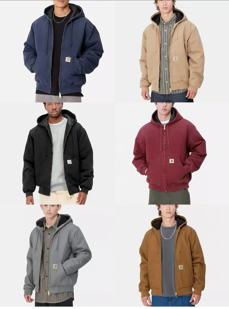 卡家 经典 夹棉 外套 拉链款