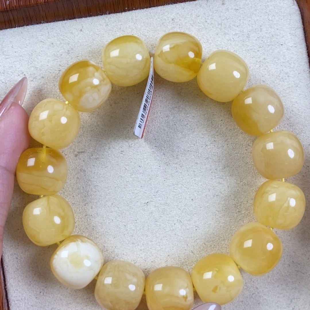 蜜蜡未镶嵌珠宝奇石16➕极限弧金白溶洞妖花