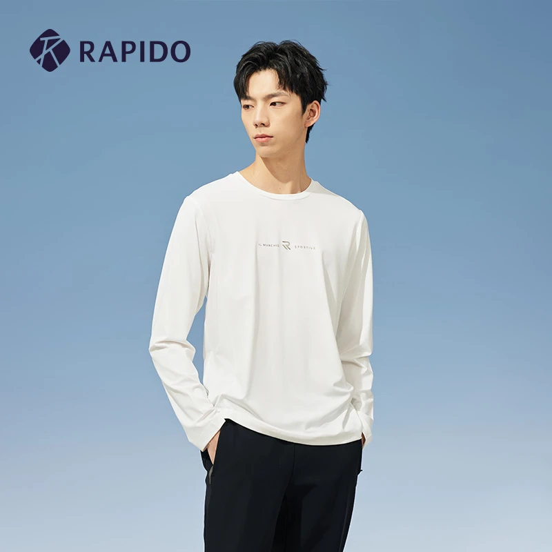RAPIDO睿必度春秋男士R系列商务休闲舒适长袖圆领卫衣CN4741U02