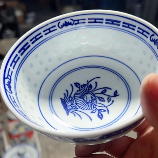 摆件陶景德镇高温玲珑陶瓷