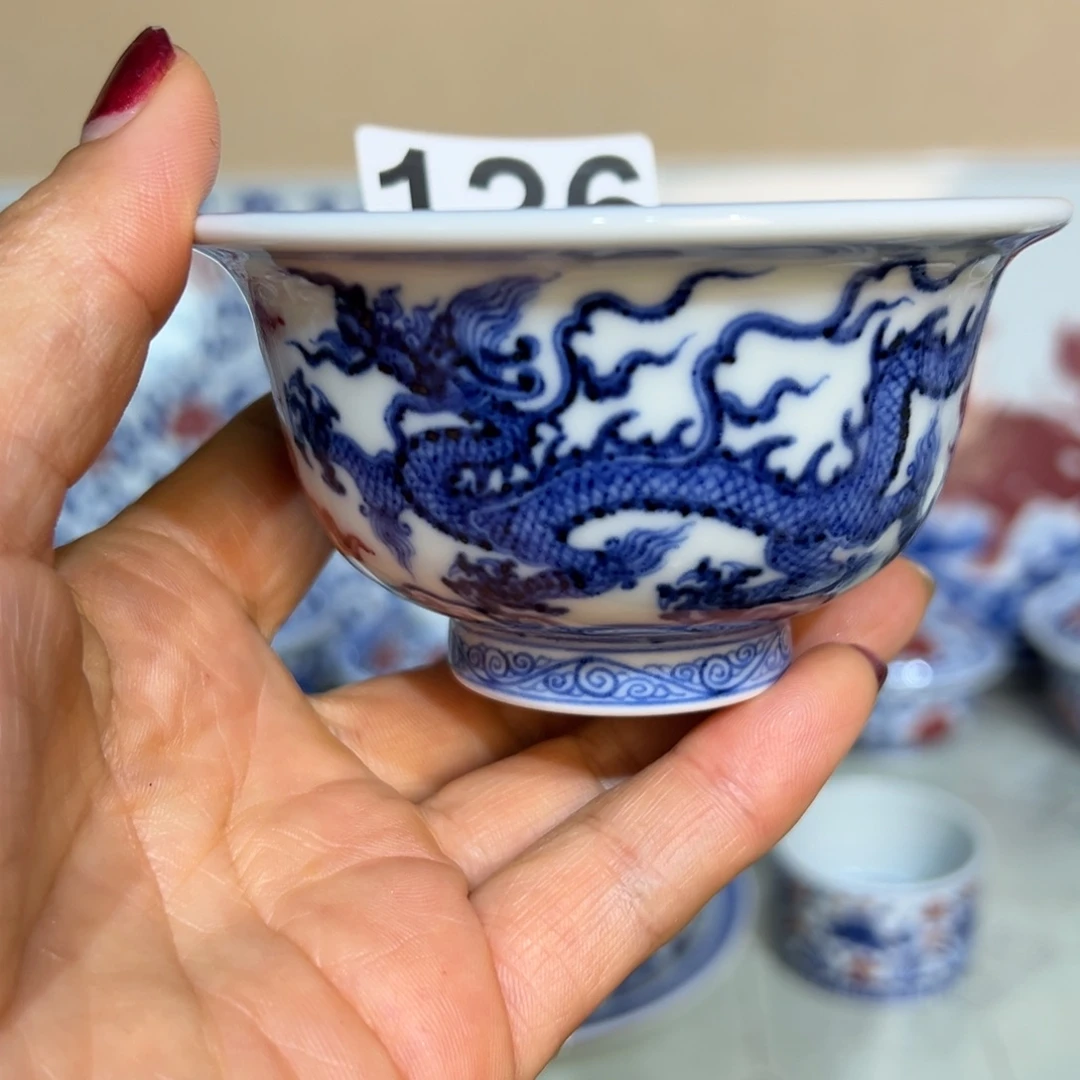 r***s现代瓷青花釉里红工艺