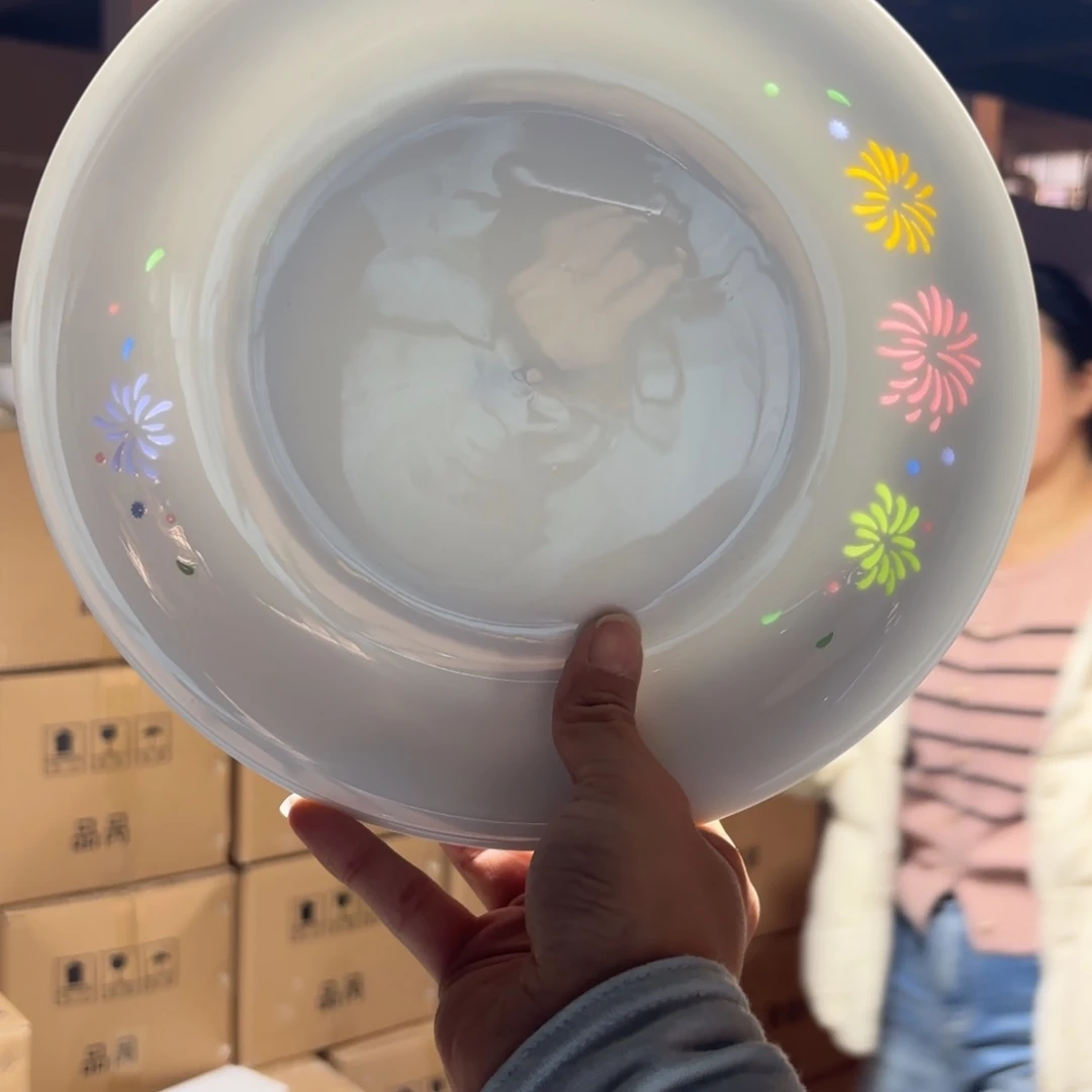 玉瓷景德镇陶瓷两只好的盘子