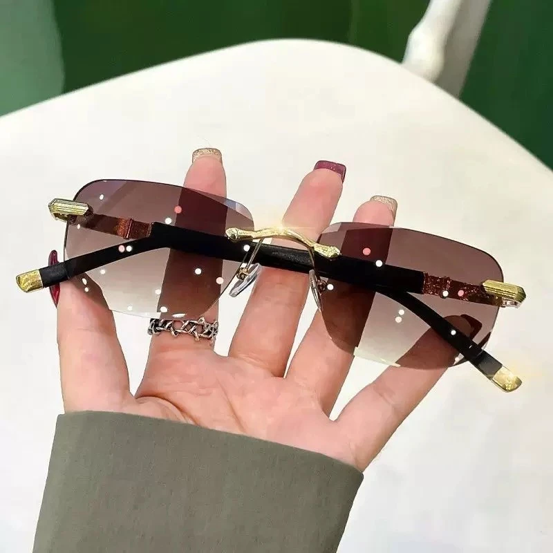 氨基酸原液螯合钙花卉园艺抗逆茶色中老年高档无框老花镜高清气质