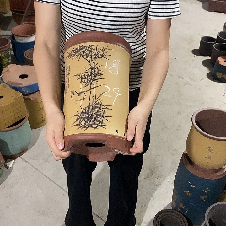 紫砂花盆紫砂花盆
