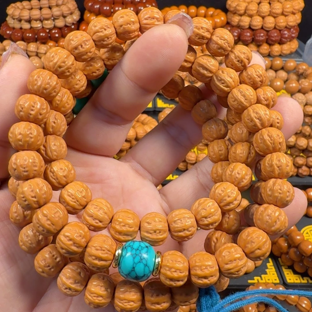 吊坠猴头核桃京八棱脖挂108