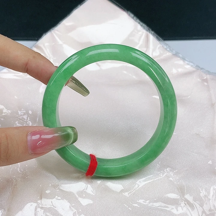 翡翠未镶嵌手镯圈56.3，15024