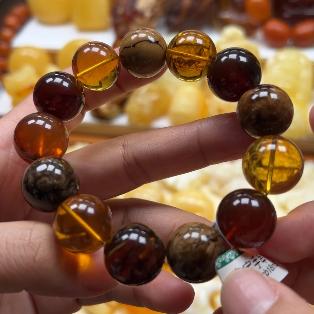 琥珀未镶嵌珠宝奇石