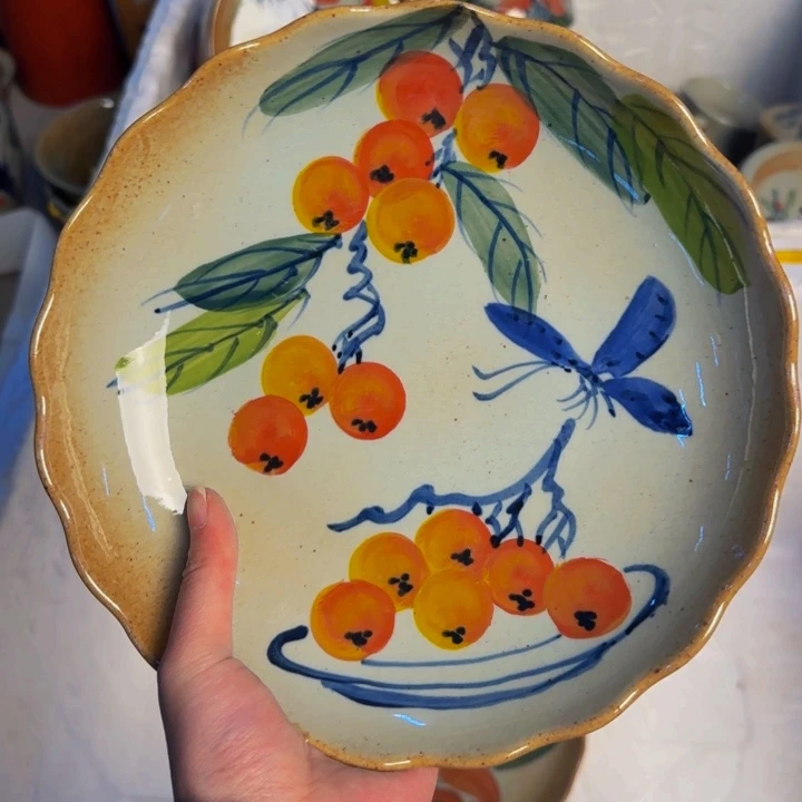 瓷片景德镇陶瓷手工手绘