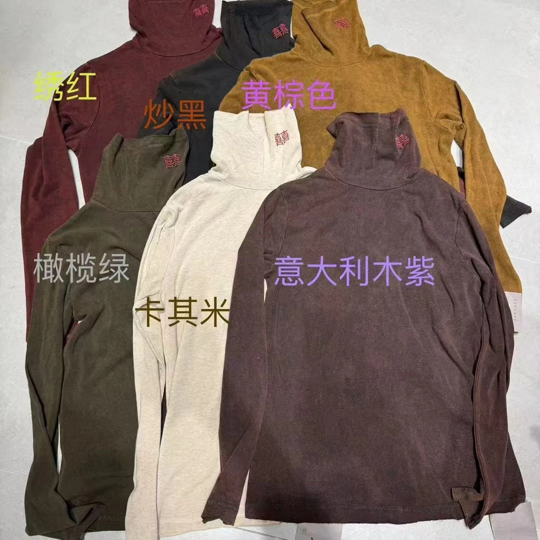8309冬季新款囍字堆堆领打底衫；衣长65胸围108