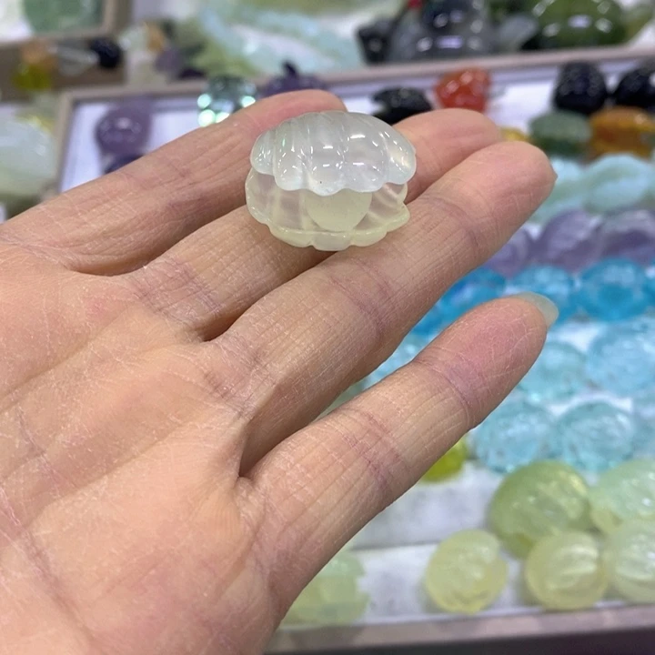 蛇纹石玉合金颈饰