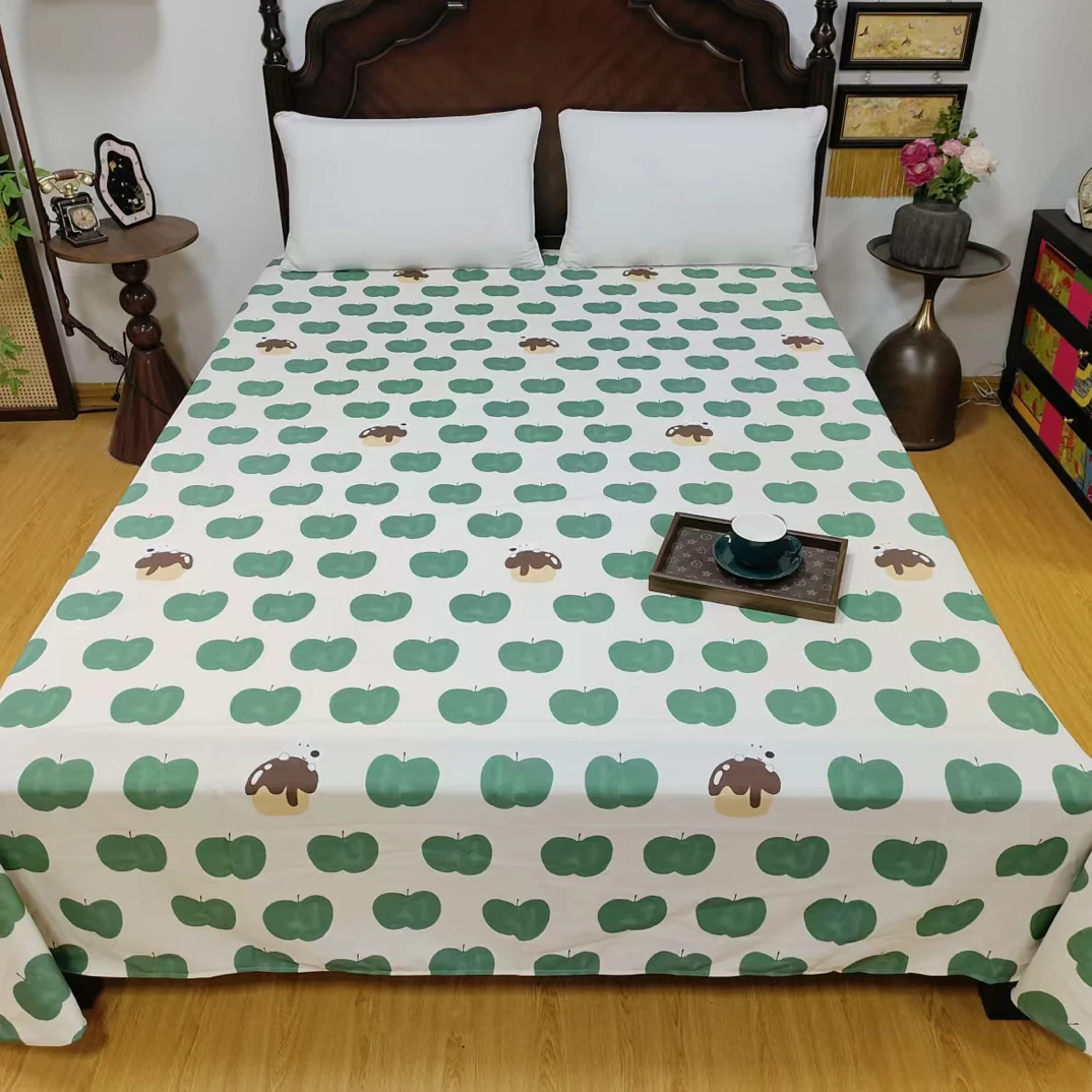 鱼骨棉纯棉加厚凉席单床单245*250微瑕～G273