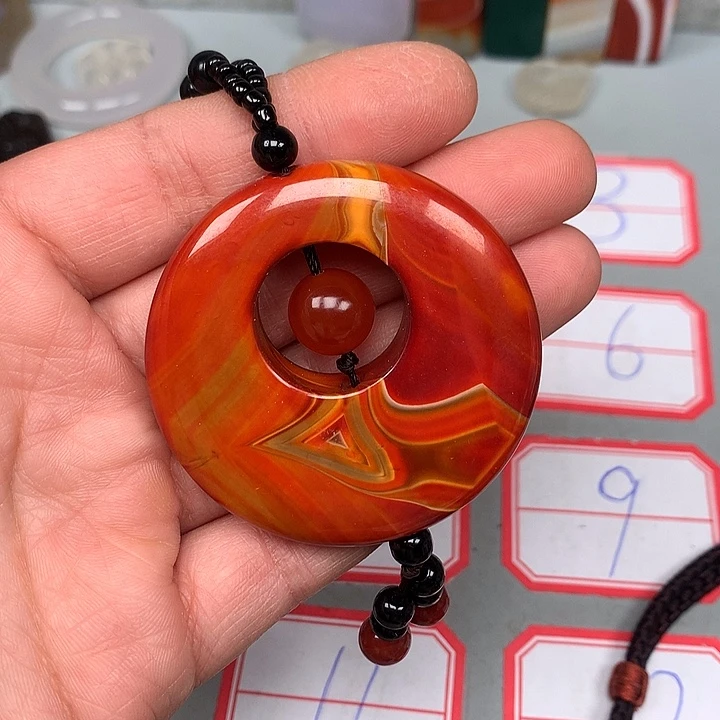 暖***宝玛瑙/玉髓未镶嵌颈饰