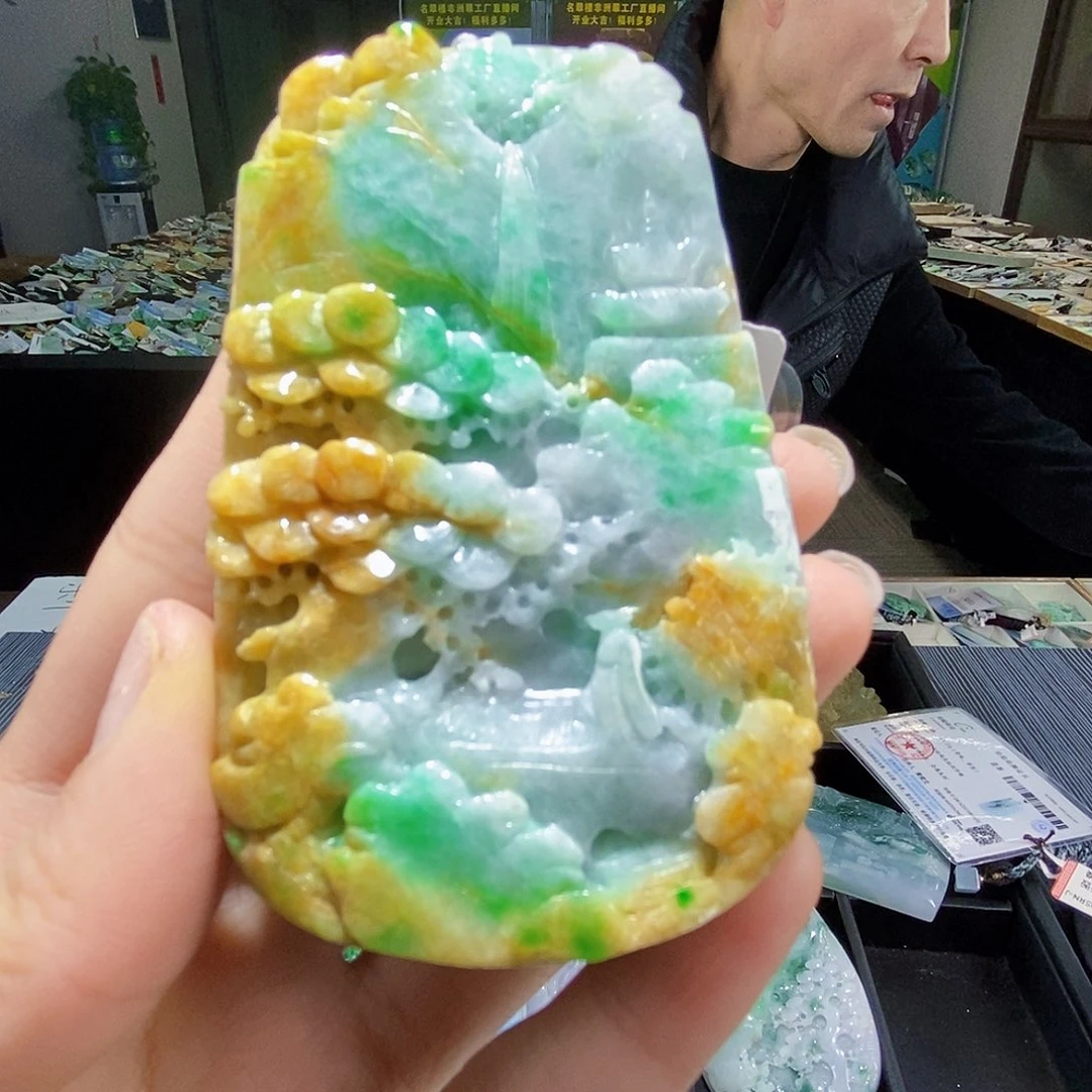 颈饰未镶嵌翡翠翡翠