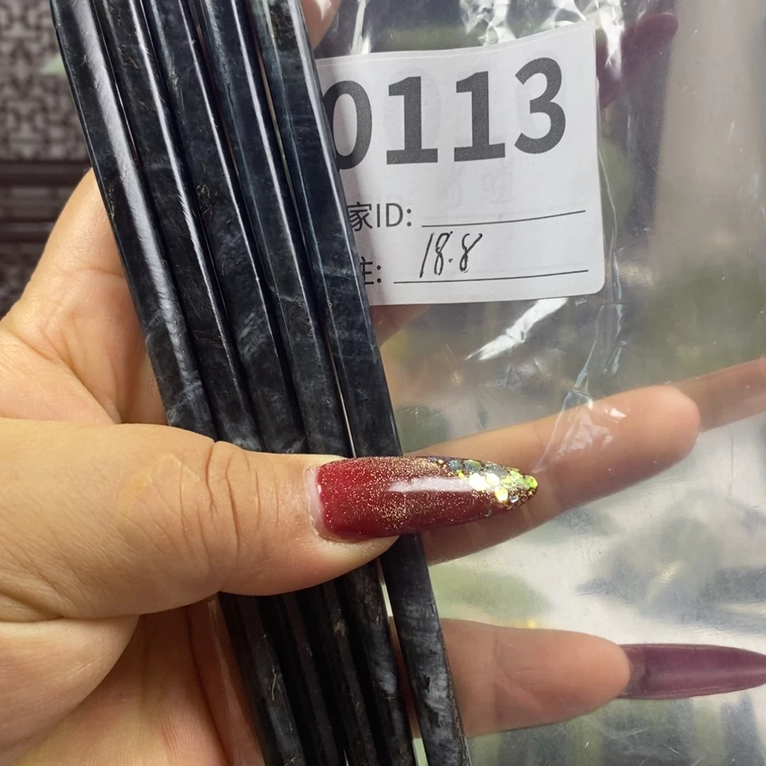 蛇纹石玉未镶嵌发簪