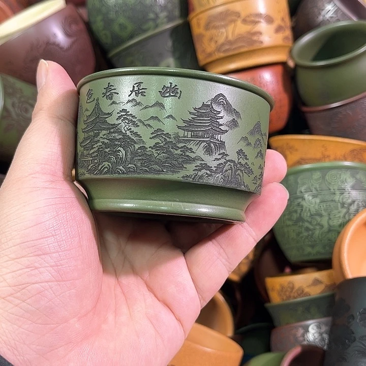 茶杯紫砂全手工紫砂主人杯