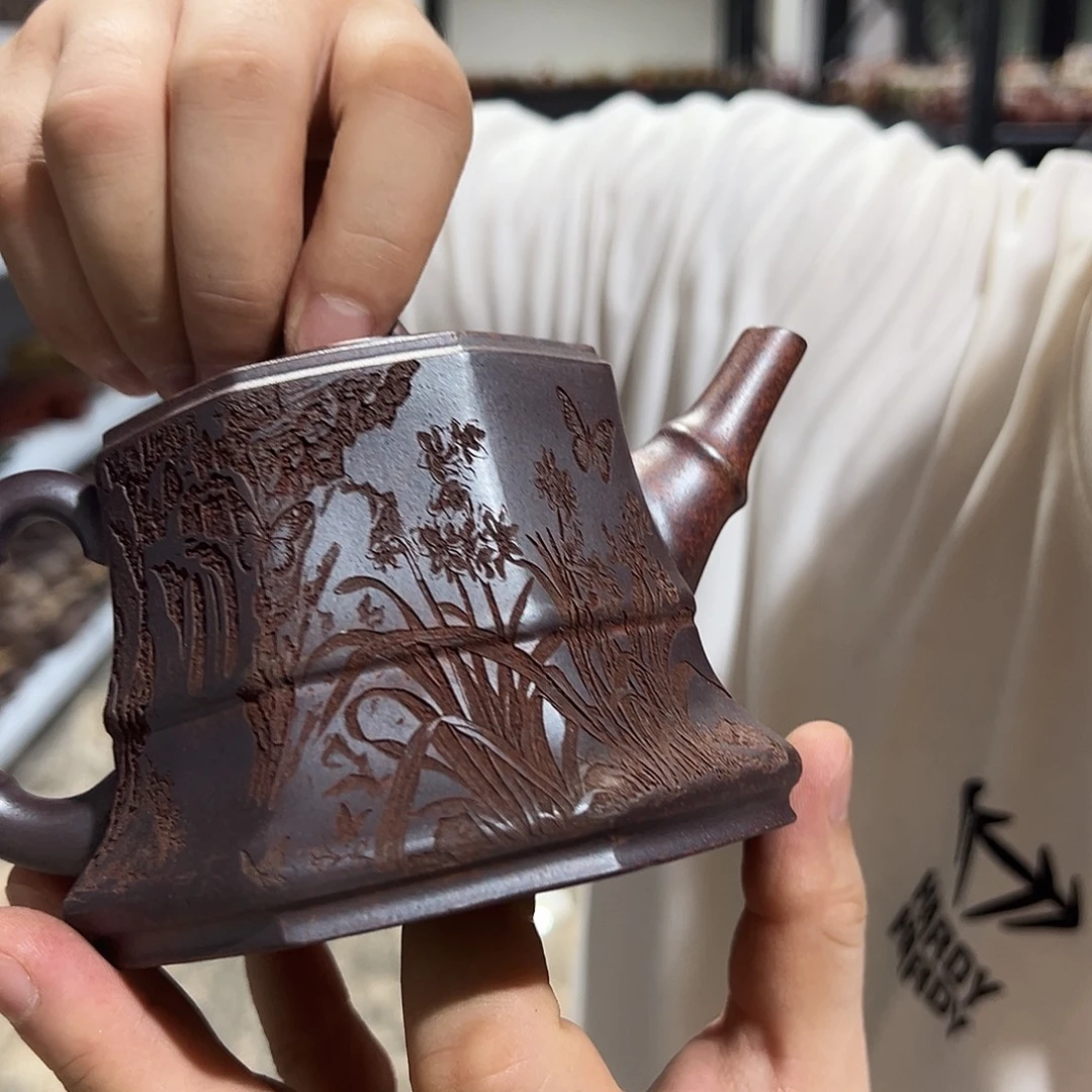 茶壶紫砂紫砂壶紫砂茶宠茶叶罐