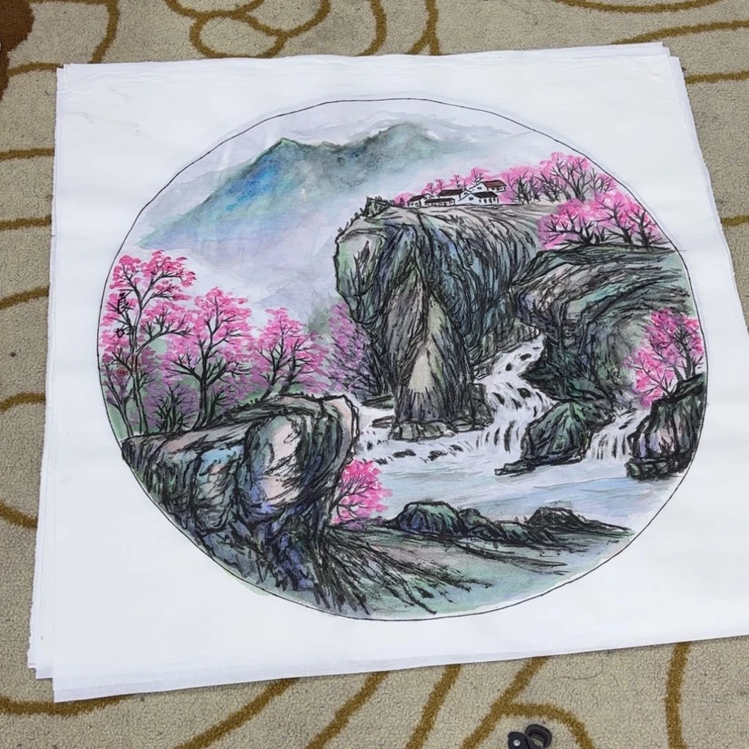 国画国画崔良坤老师作品刘