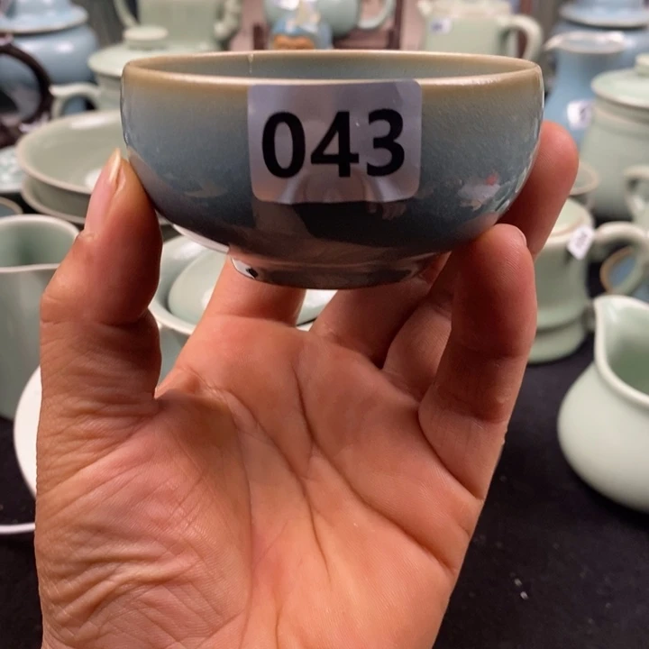 杯子原矿釉原产地汝瓷精品