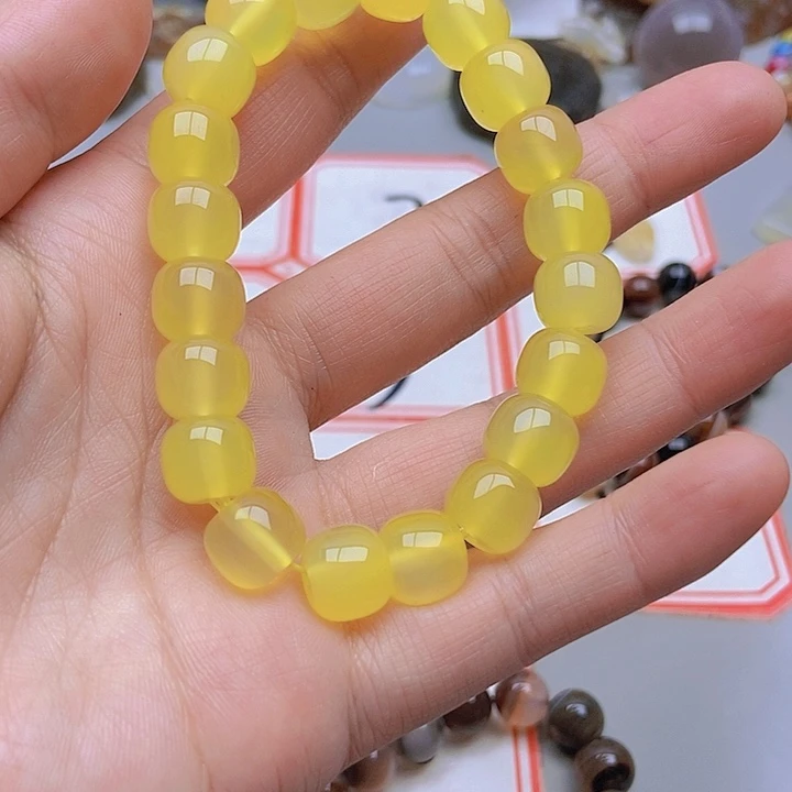 【闪购商品】未镶嵌玛瑙/玉髓珠宝半成品柿**意