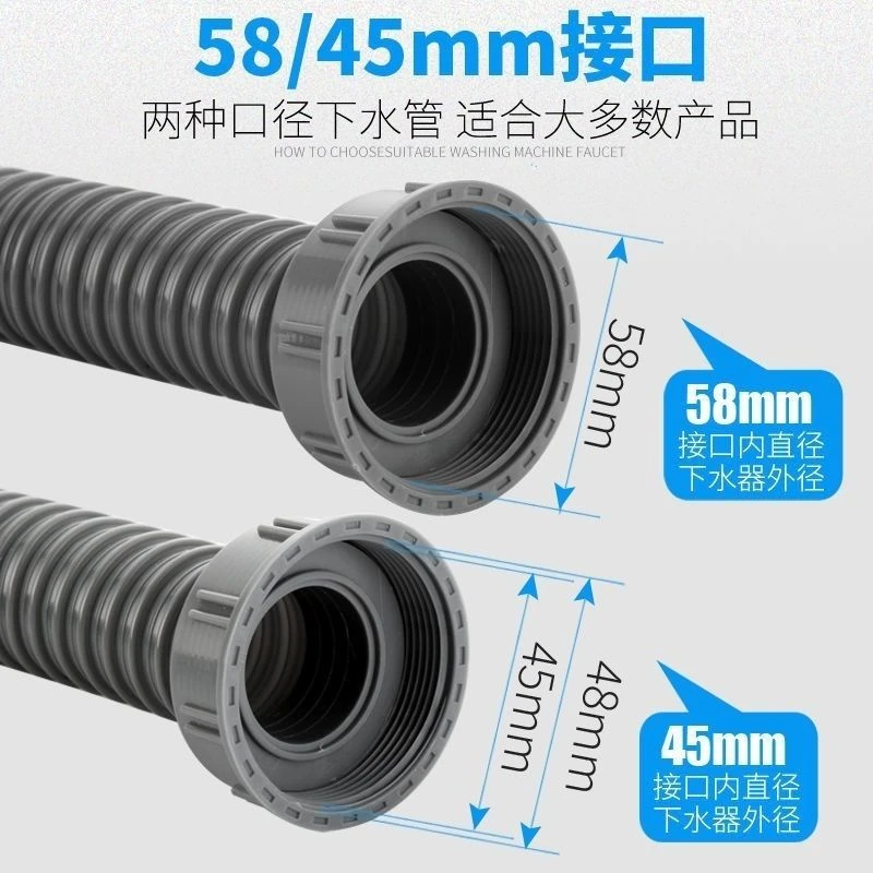 厨房水槽下水管配件洗菜盆下水管加长管洗碗池拖把池排水管道通用