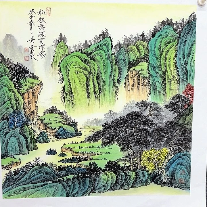 国画作品入选作品