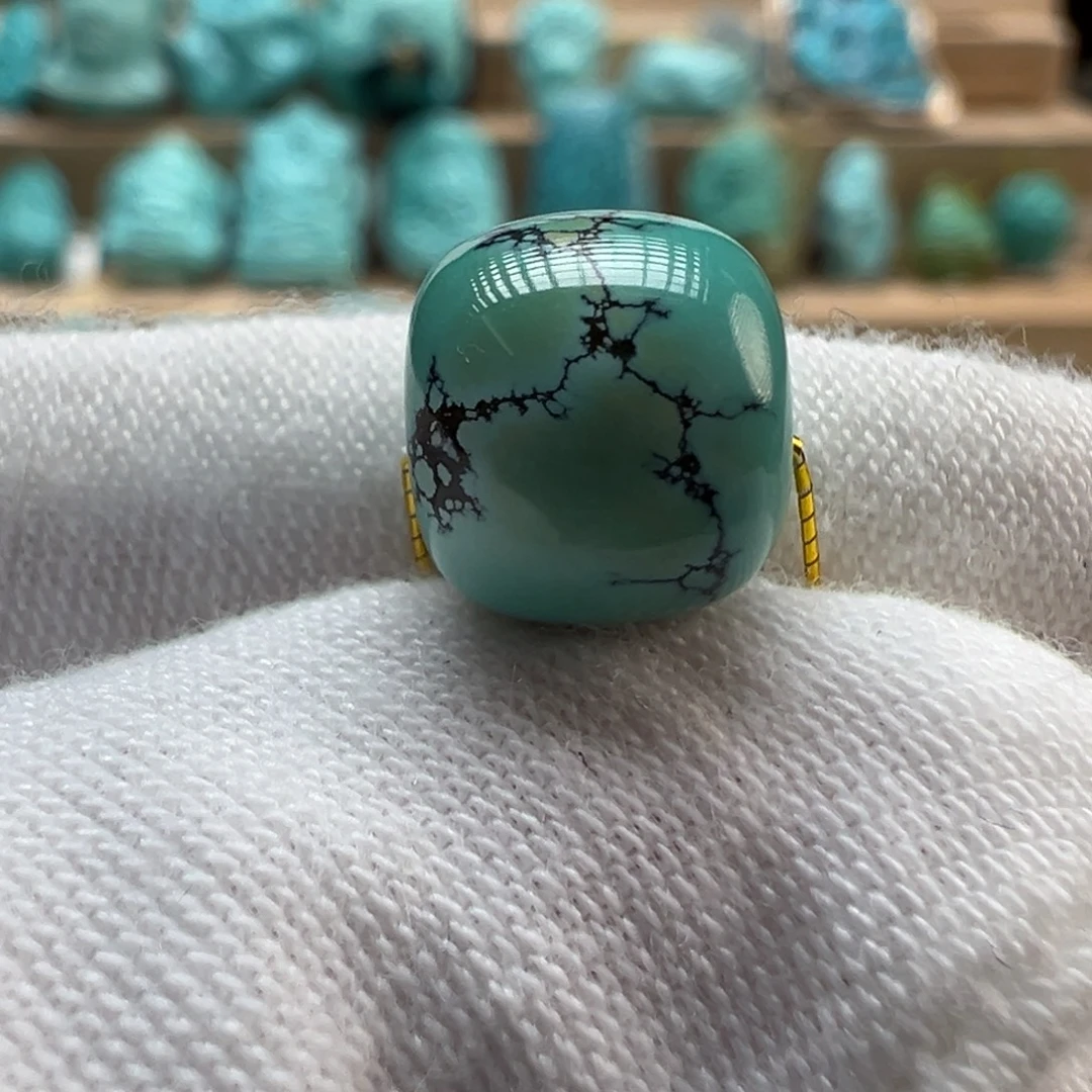 绿松石未镶嵌配饰9.4×8.5