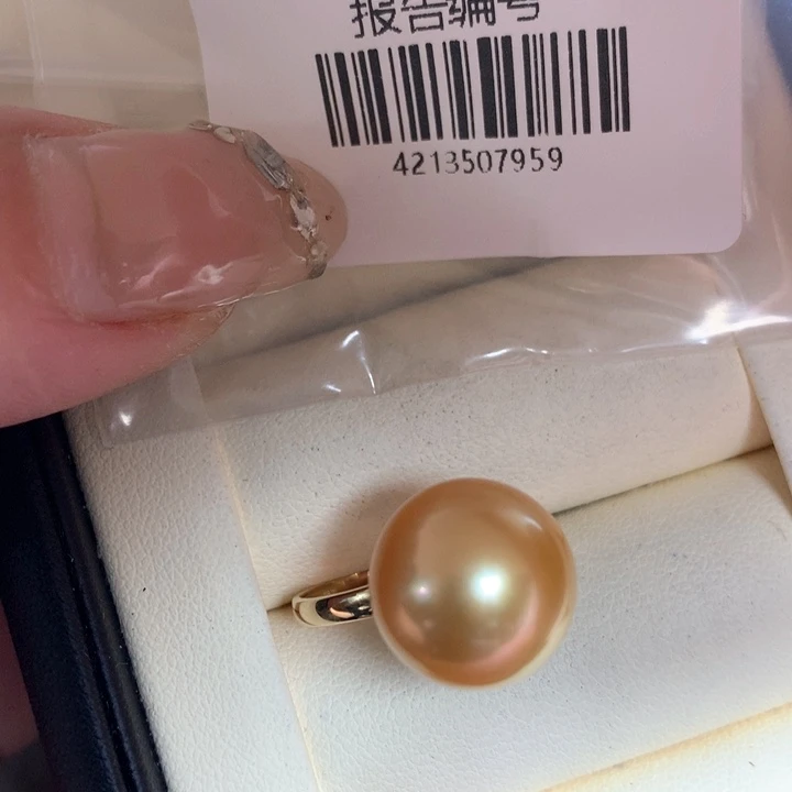 未镶嵌戒指海水珍珠