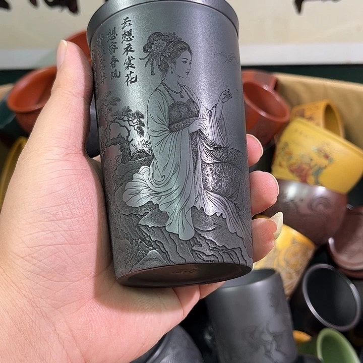 茶杯紫砂全手工紫砂主人杯