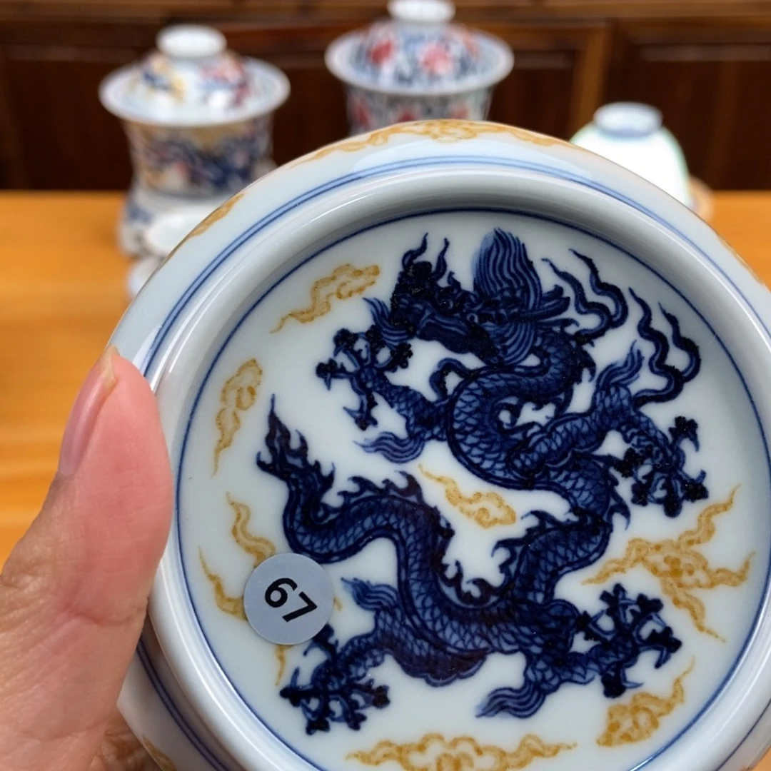 手绘现代茶具得古董